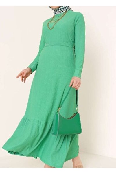 akkanatbutik فستان حجاب ملفوف بحزام نسائي