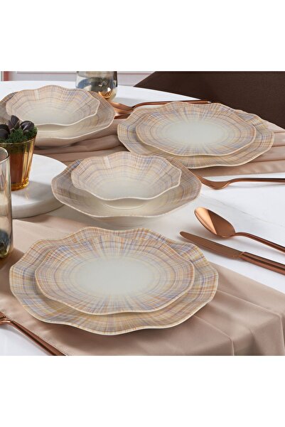 Güral Porselen Nesrin 24 Parça 6 Kişilik Yemek Takımı 1941