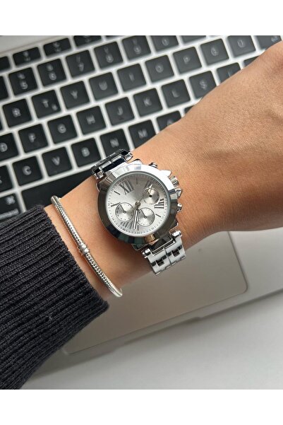 ÇENÇEN Unisex Çelik Analog Rolex Model Roma Rakamlı Kol Saati