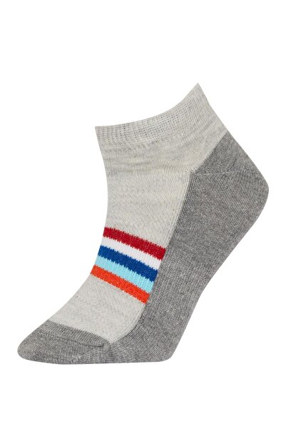 DeFacto Boy's 3-Piece Cotton Booties Socks