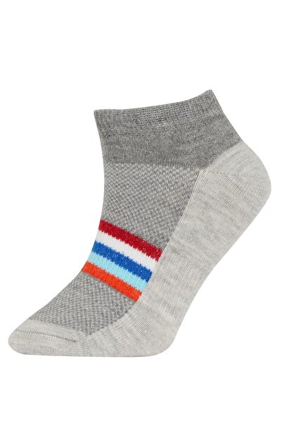 DeFacto Boy's 3-Piece Cotton Booties Socks