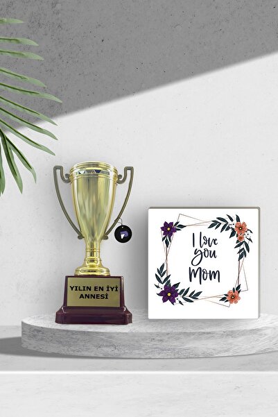 Postermanya Yılın En Iyi Annesi Ödül Kupası Ve Mini Tablo - Anneye Hediye, An...