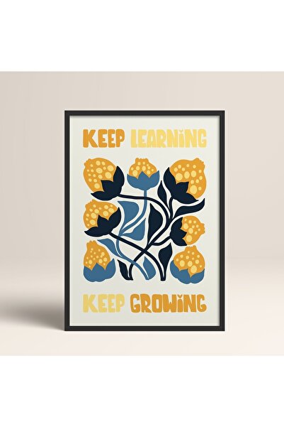 HOMEPACK Crna slika u drvenom okviru, uokviren poster, umetnički moderni zidn...
