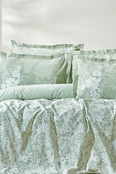 Yataş Andressa Double Ranforce Duvet Cover Set - Sage