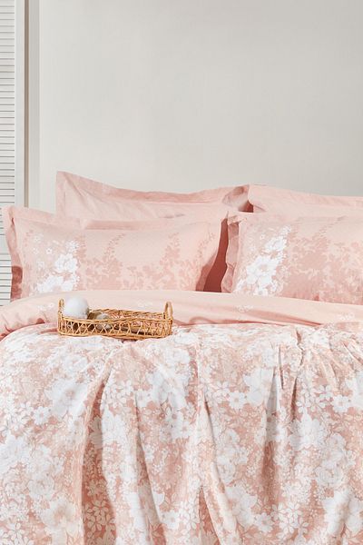 Yataş Andressa Blush Ranforce Duvet Cover Set - Double