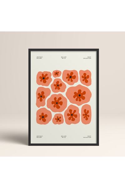 HOMEPACK Crna slika u drvenom okviru, uokviren poster, umetnički moderni zidn...