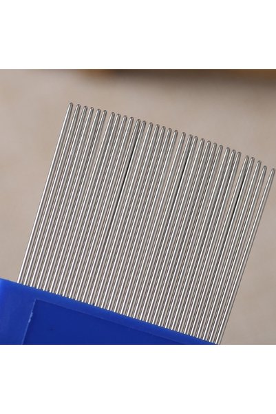 Croc 301 Lice Flea Comb Steel Tip Black