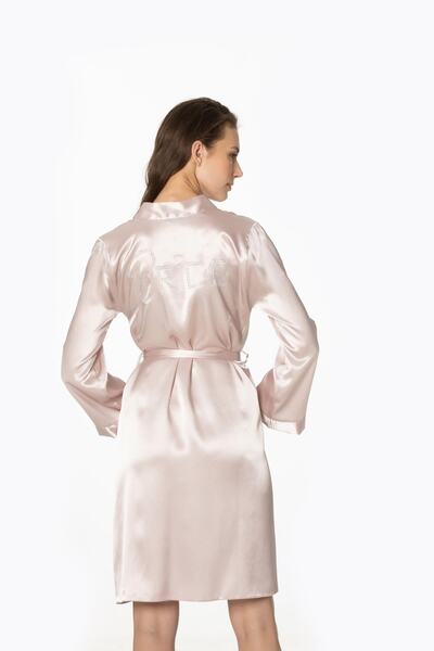 Pierre Cardin Σατέν Νυφικό Γυναικείο Φόρεμα - 1000 Πούδρα