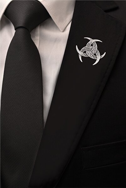 Esgue Üçlü Hilal Yaka Broş