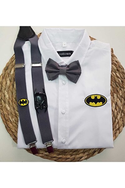 cool partyshop قميص باتمان كونسيبت بحمالات وربطة عنق