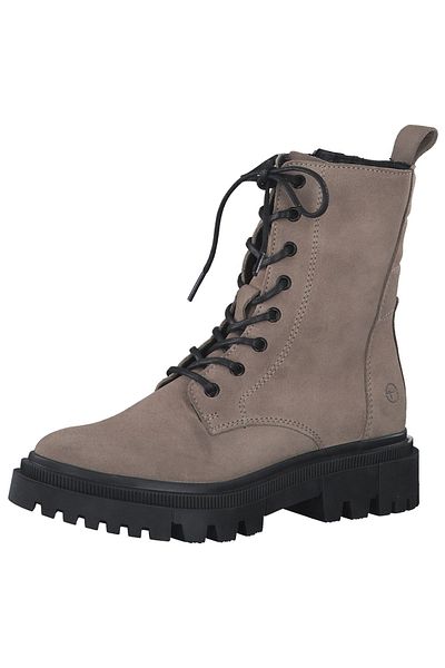 Tamaris Stiefelette - Beige - Blockabsatz