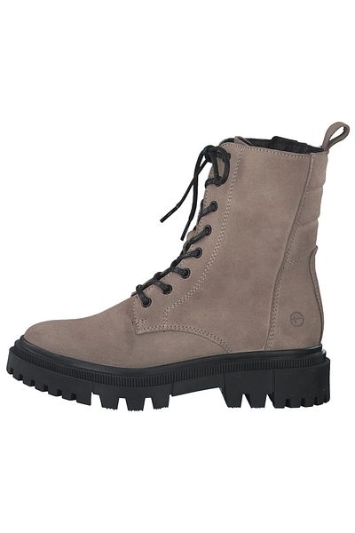 Tamaris Stiefelette - Beige - Blockabsatz