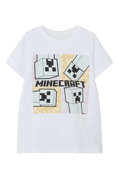 Name it Minecraft licencirana majica kratkih rukava sa printom i okruglim izr...