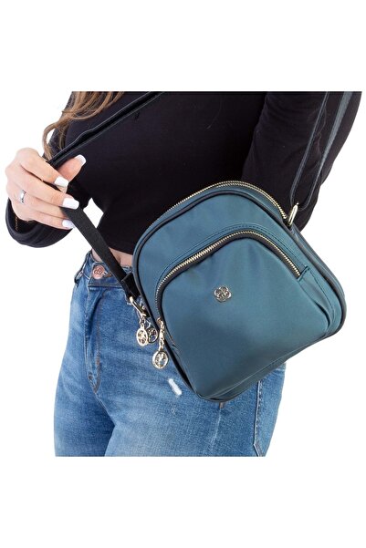 Nas Bag Geantă de zi cu cruce albastră pentru femei