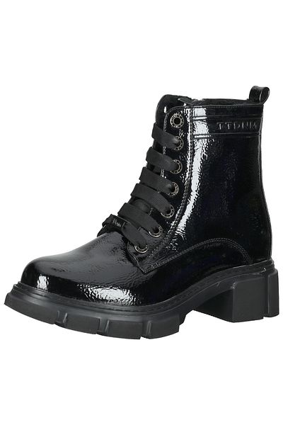Tom Tailor Stiefelette - Schwarz - Blockabsatz