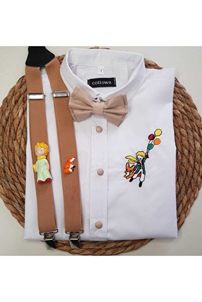 cool partyshop Küçük Prens Konseptli Askı Papyon Gömlek