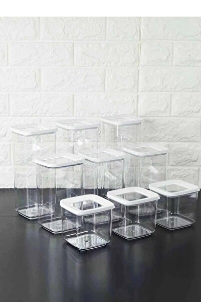 Hanedan 9 Adet Saklama Kabı - Saklama Kabı - Mutfak Saklama Düzenleme