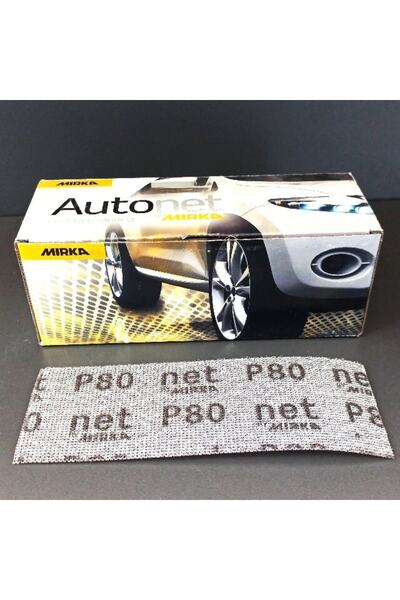 MİRKA Zımpara Epoksi Otomotiv Tekne Autonet Tel Elek Zımpara 80 Kum Cırtlı 70...