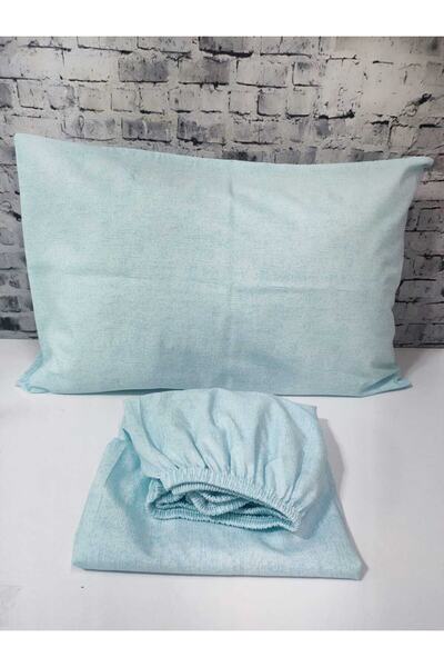 Gasel Home Cotton Single Solid Color Elastic Sheet Set