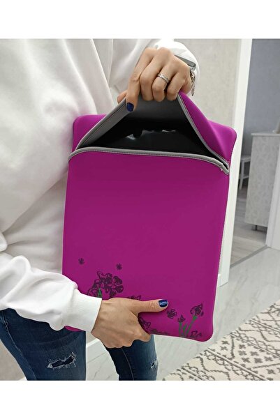 Dias avm Water Resistant Neoprene Notebook Tablet Ipad Macbook Pro Air Pink Laptop Case Bag 13" Inch 15