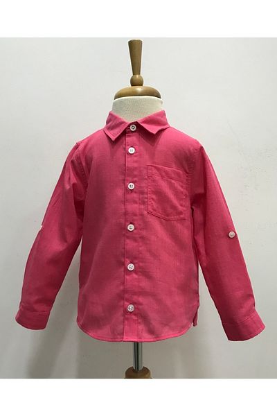 Çikoby Baby Boy Pomegranate Shirt