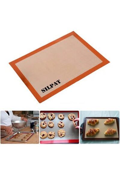 teknonisa حصيرة طهي سيليكون مقاومة للحريق وغير قابلة للالتصاق مقاس 40*30 سم