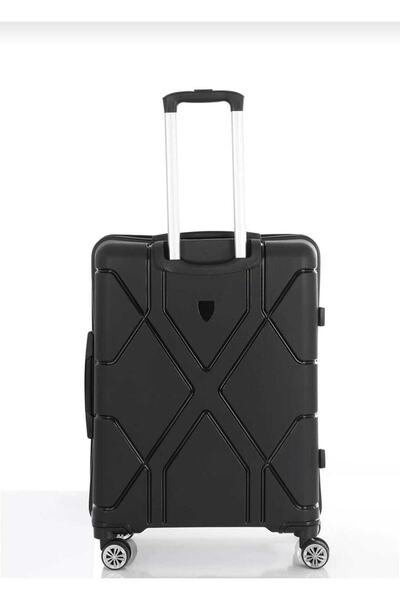 MÇS V375 Polipropilen ( Pp ) Kasa Siyah 3'lü Set Valiz