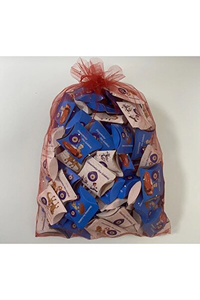 Zdtoptan 100 Adet Nazar Boncuklu Karton Sünnet Baskılı Kına