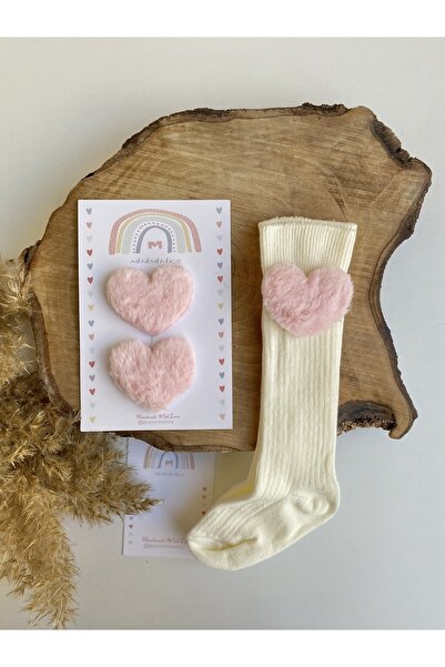 Miniminiksdesing طقم جوارب وإبزيم مع إكسسوارات قلب