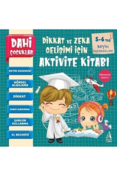 Arunas Yayıncılık تمارين الدماغ / الأطفال العباقرة (5 6 سنوات) - جماعي - Arun...