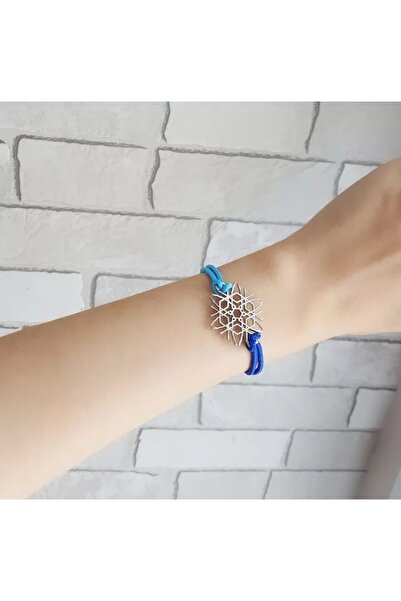 My secret Mavi Kar Tanesi Paracord Ipli Bileklik