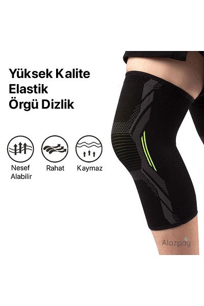 Alazpay Fitness Basketball Volleyball Orthopedic Sports Outdoor Non-Slip Silicone Training Knee Pad (1 PC)
