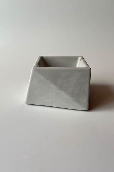 sin istanbul Asymmetric Ash Tray Gray