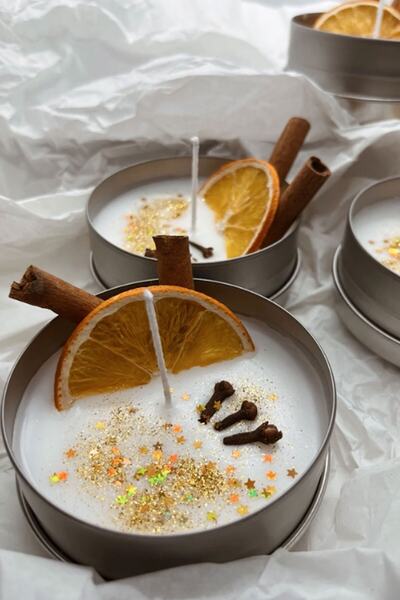 FANTASTİK SANAT ATÖLYESİ Dekoratif Hediyelik 10 Adet Vanilya, Tarçın, Karanfi...