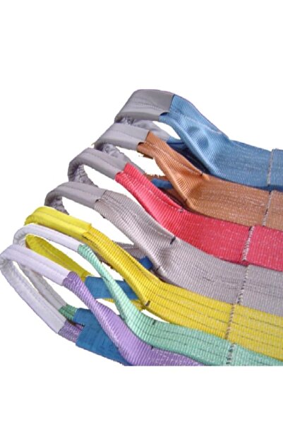 Powerk Polyester Sapan Bez Araç Çekme Çeki Halatı 4ton 4 mt Gri