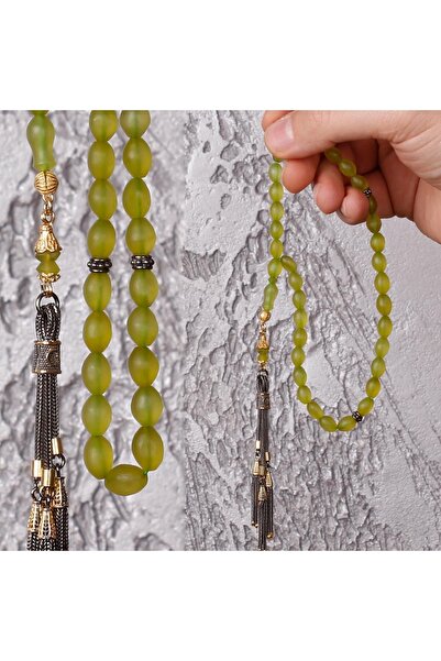 TESBİHCİBABA Padişahların Taşı Gümüş Kamçılı Şahmaksut Tesbih