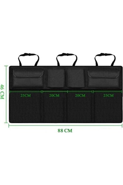 Ankaflex Araç Içi Oto Bagaj Düzenleyici Araba Koltuk Arkası Eşya Bagaj Organi...