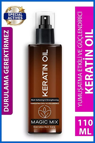 MAGIC MIX Aşırı Yıpranmış Saçlar Için Keratin Yağı 110 ml