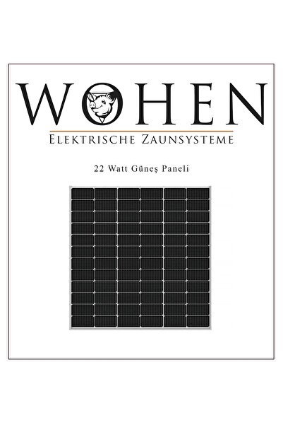 wohen 22 Watt Güneş Paneli Polikristal