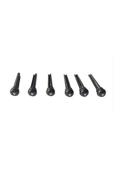 Alice Acoustic Threshold Pin Endpin Set of 6 Acoustic Guitar Bridge Pin