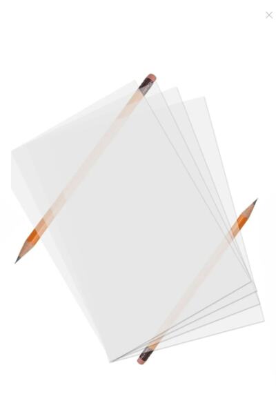 Hsn ورق نسخ رسم مقاس A4 - 25 قطعة 92 جرام قطع شفاف