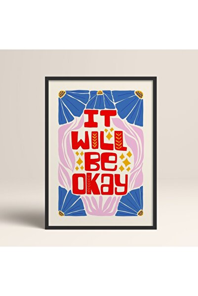 HOMEPACK Siyah Ahşap Çerçeveli Tablo Çerçeveli Poster Sanatsal Modern Duvar D...