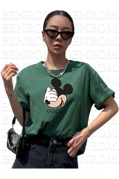 BENROMA Μπλουζάκι Unisex με στάμπα Mickey