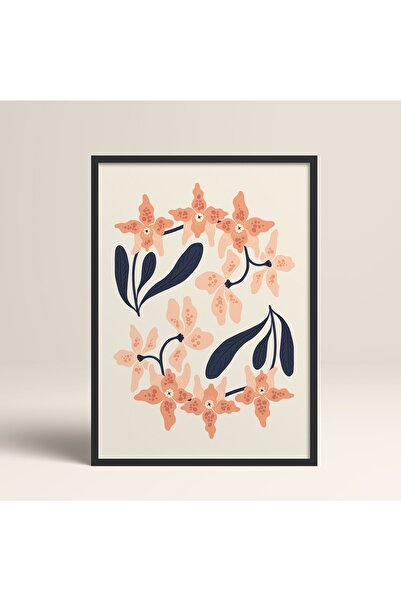 HOMEPACK Crna slika u drvenom okviru, uokviren poster, umetnički moderni zidn...