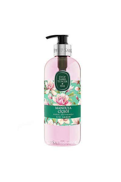 Eyüp Sabri Tuncer Magnolia Flower Natural Olive Oil Liquid Soap 500 Ml 1 Piece