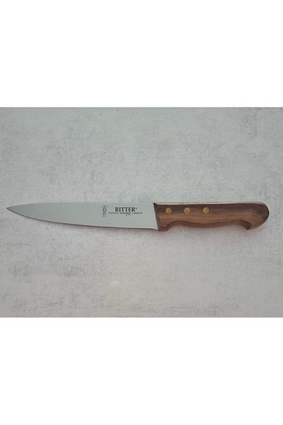 Solingen Rıtter Walnut Handle Chopping Knife 18cm