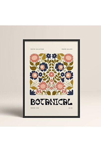 HOMEPACK Crna slika u drvenom okviru, uokviren poster, umetnički moderni zidn...