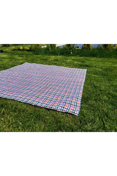 Angels' Collection Colorful Gingham Cover Single - 170*170 For Picnic Set