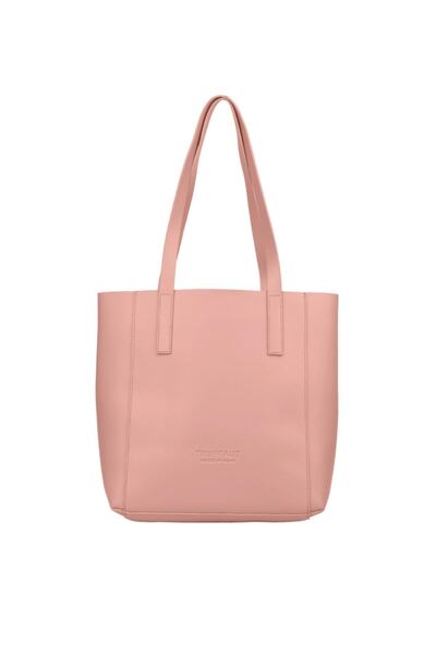 Agnes Vegan Deri Pudra Tote Çanta
