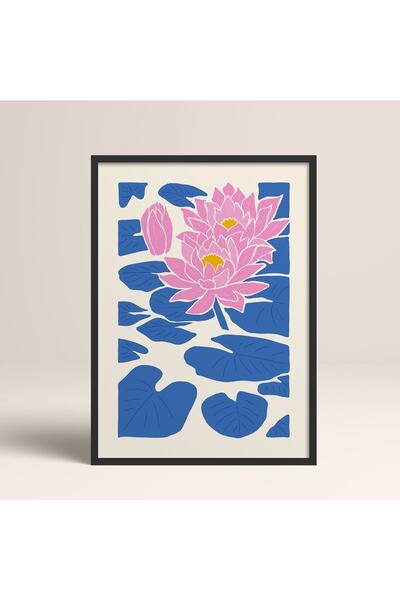 HOMEPACK Siyah Ahşap Çerçeveli Tablo Çerçeveli Poster Sanatsal Modern Duvar D...